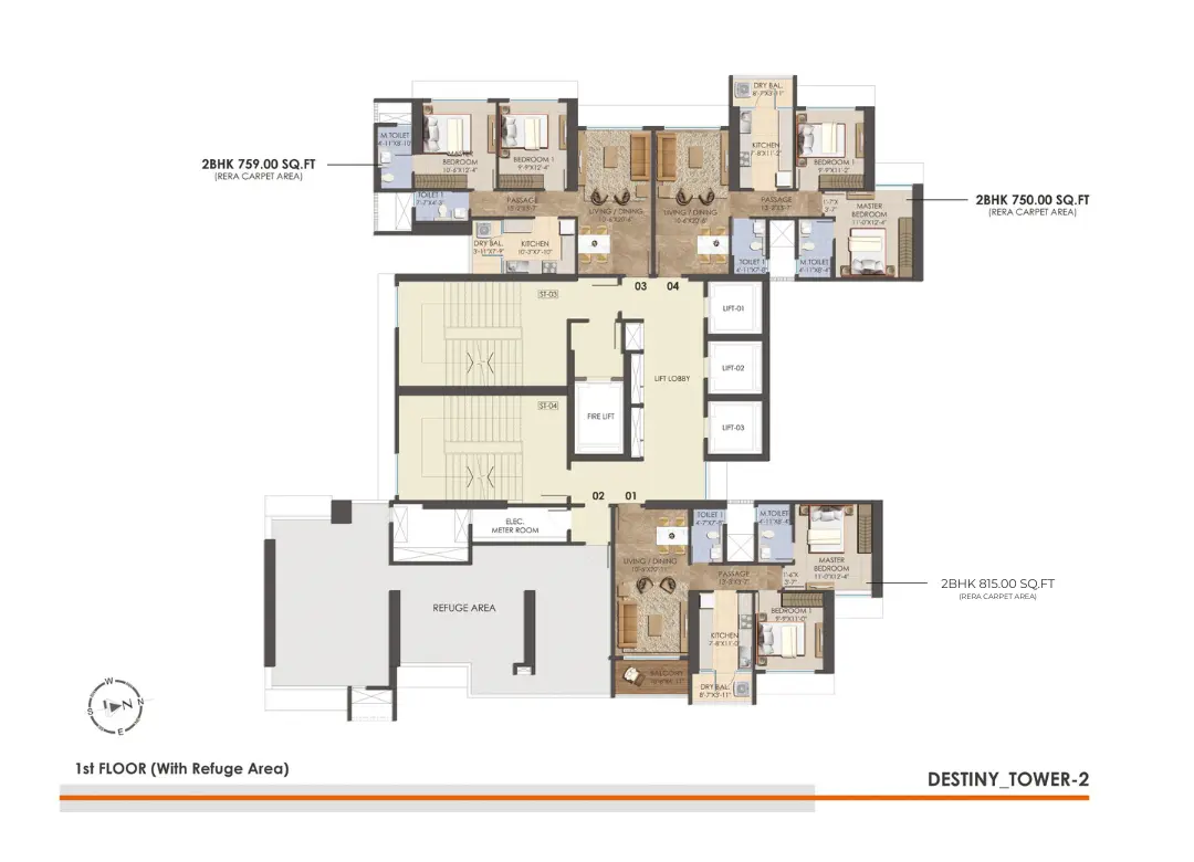 Asmi Legacy 1St floor plan